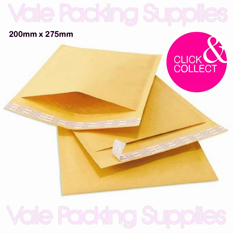 Bubble Envelope Medium - 200mm x 275mm - Pack of 100