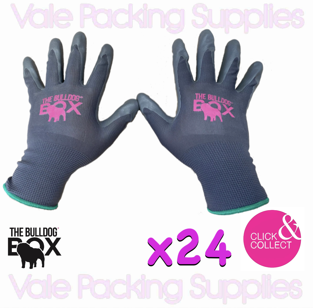 Bulldog Dexti-Grip Nitrile Gloves - Pack of 24