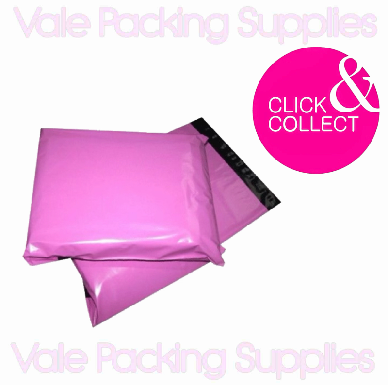 Pink Mailing Bag Medium - 230mm x 300mm - Pack of 100